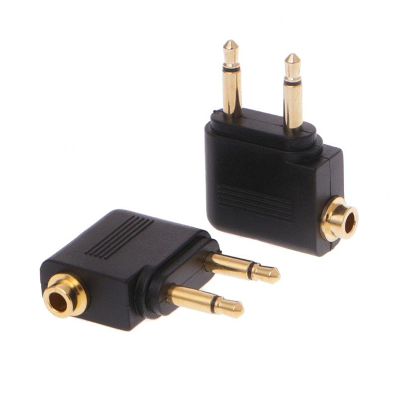 1 st Goud vernikkeld Vliegtuig - Earphone Splitter Jack recensie en prijs