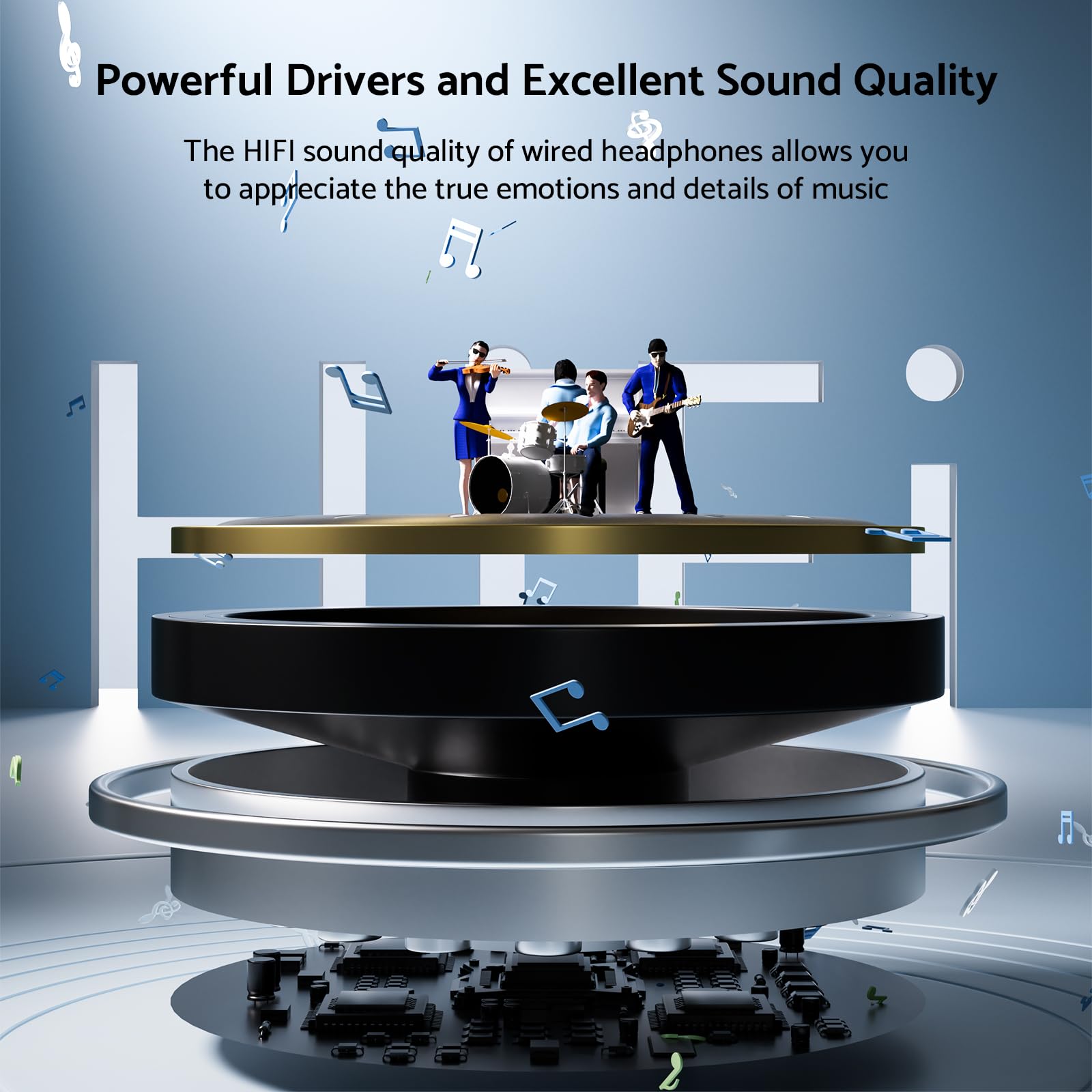 9D Bass Stereo Type C en 3,5 m - Audiophile Headphone Wired recensie en prijs