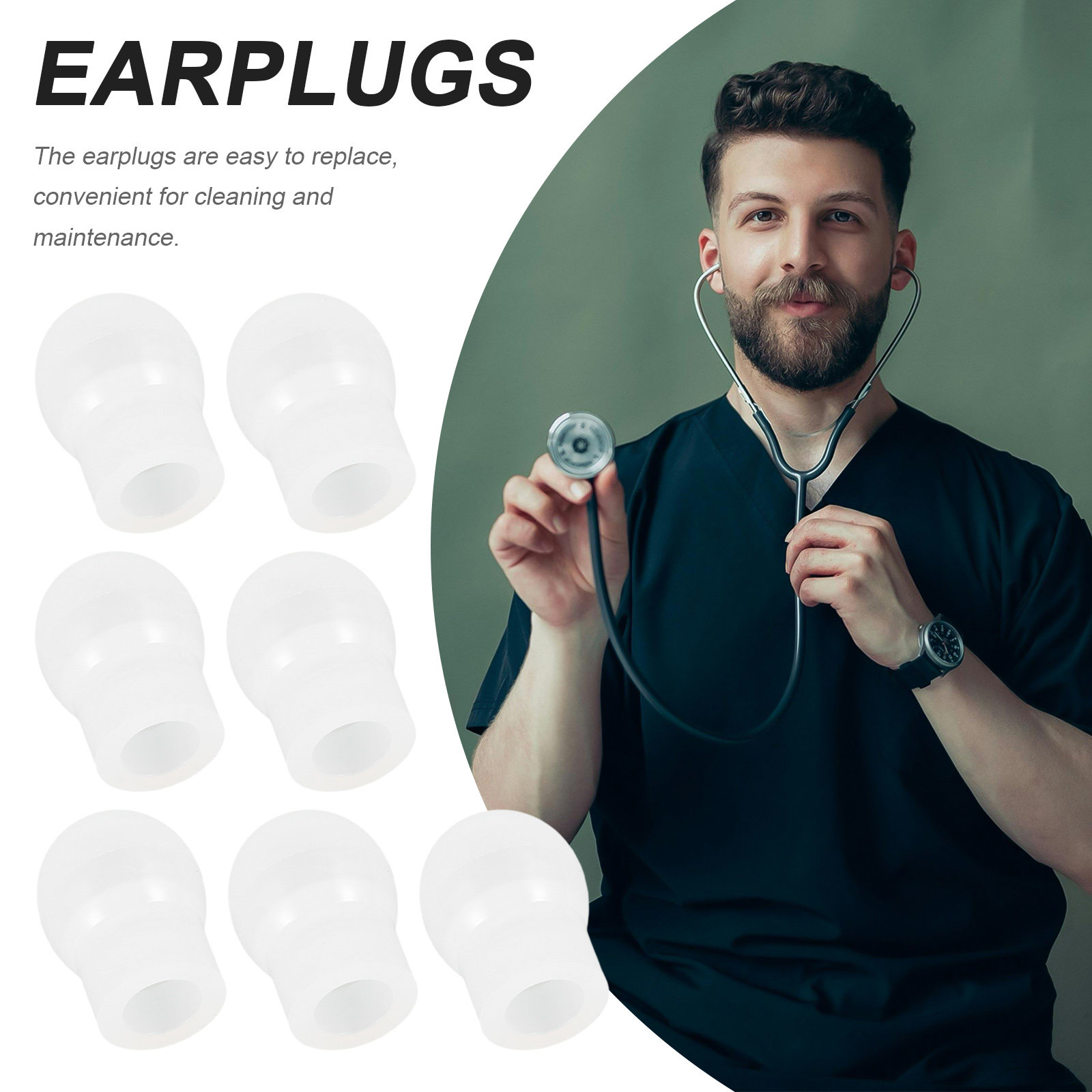 8 stuks zachte siliconen oordo - Silicone Ear Tip Replacement recensie en prijs
