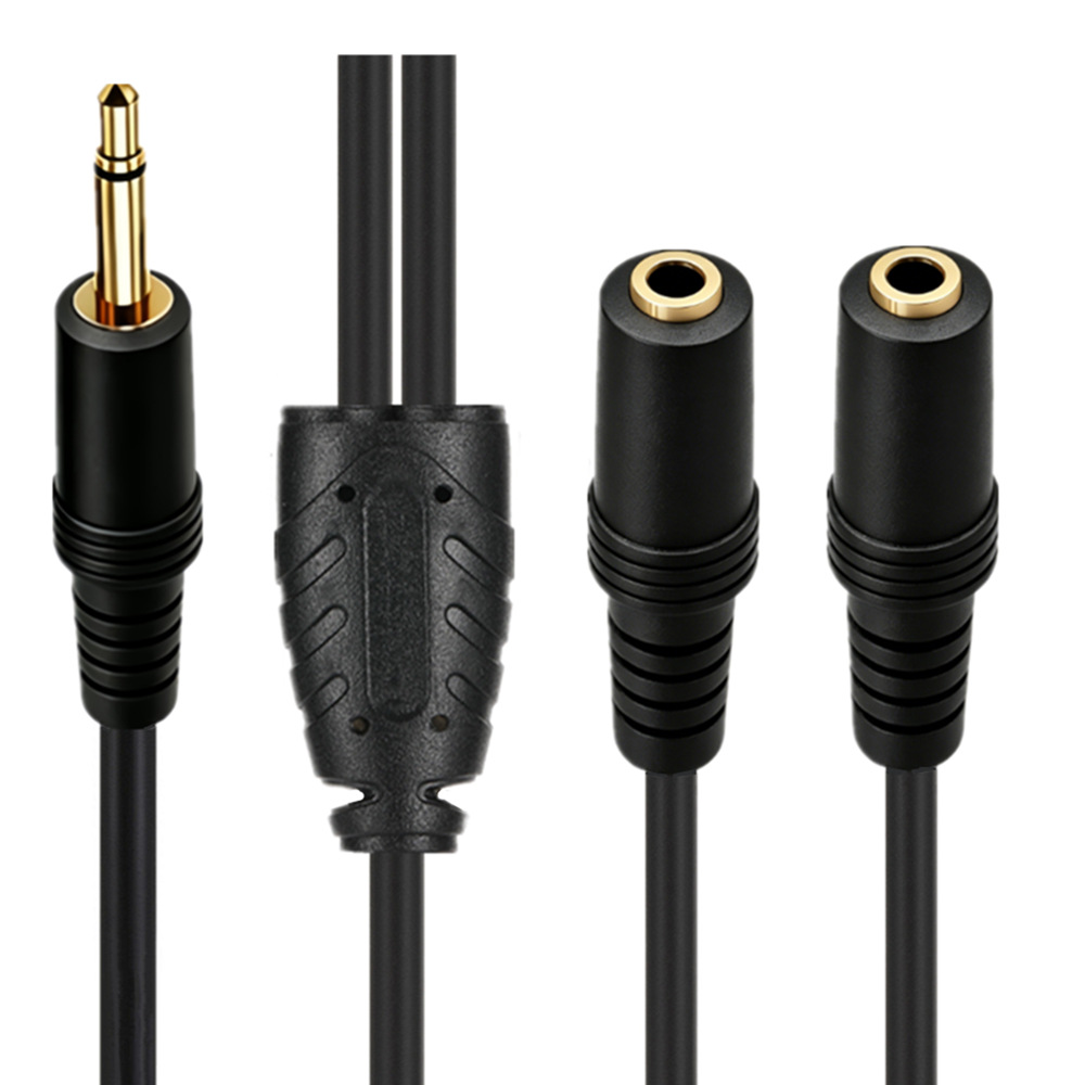 3.5mm TS Mono Male naar Dubbel - Earphone Splitter Jack recensie en prijs