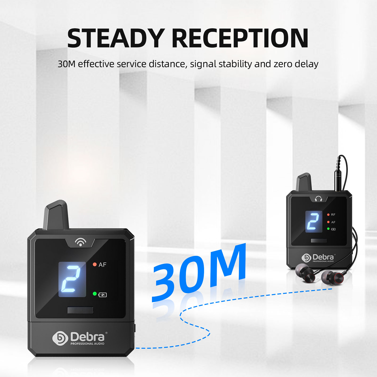 Debra UHF IEM Draadloos In-Ear - In Ear Monitor Iem recensie en prijs